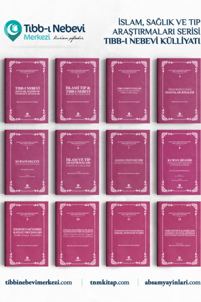 İslam, Sağlık ve Tıp Araştırmaları Seti | Tıbb-ı Nebevi Külliyatı (12 kitap)